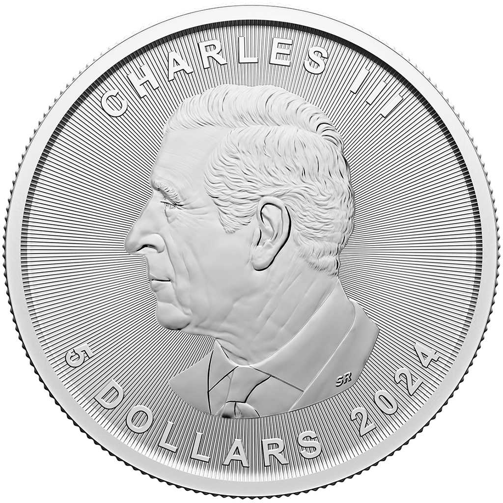 1 oz Ag - Kanada 5$ Liść Klonu 2024 - uncja srebra