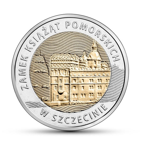 5 zł - Odkryj Polskę – Zamek Książąt Pomorskich w Szczecinie - 2016 rok