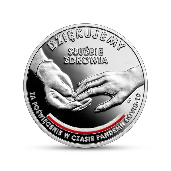 10 zł Dziękujemy służbie zdrowia za poświęcenie w czasie pandemii COVID -19 - 2021 rok