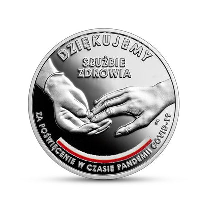 10 zł Dziękujemy służbie zdrowia za poświęcenie w czasie pandemii COVID -19 - 2021 rok