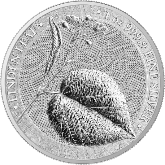 5 Mark - Liść Lipy 2022 - Germania Mint - 1 oz Ag