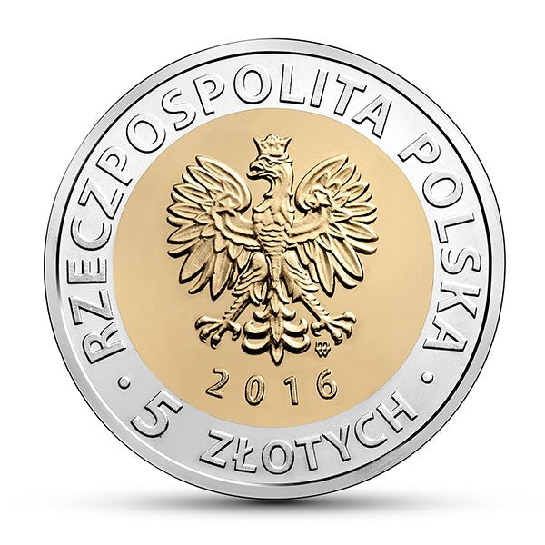 5 zł - Odkryj Polskę – Księży Młyn w Łodzi - 2016 rok