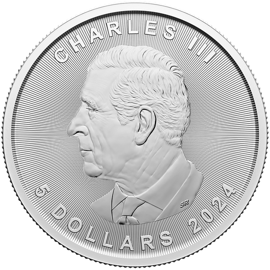 1 oz Ag - Kanada 5$ Liść Klonu 2024 - uncja srebra