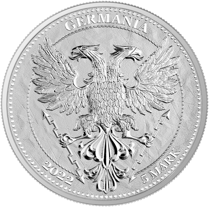 5 Mark - Liść Lipy 2022 - Germania Mint - 1 oz Ag