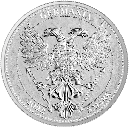 5 Mark - Liść Lipy 2022 - Germania Mint - 1 oz Ag