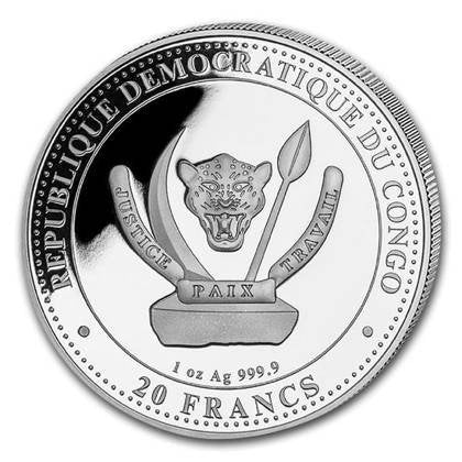 1 oz uncja - Prehistoric Life - Titanoboa 2023 - Kongo