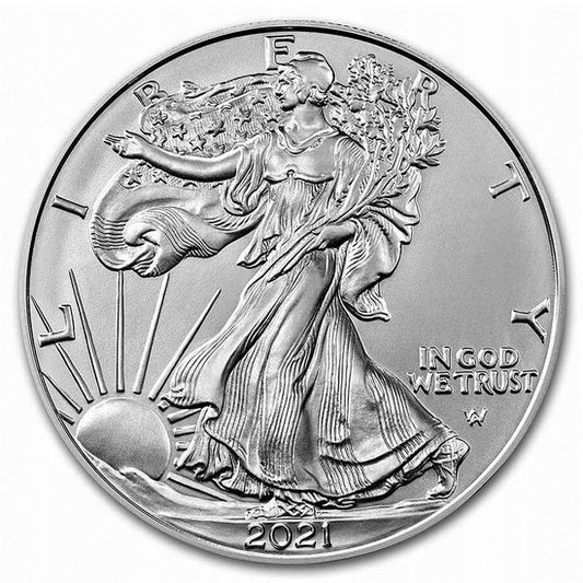 1 oz Ag - Stany Zjednoczone 1$ Orzeł 2021 - TYP 2