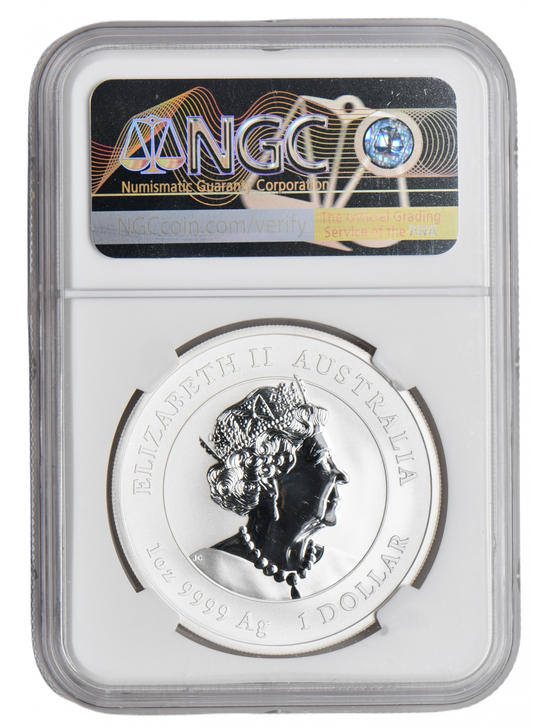 1 oz Ag - Lunar III - Rok Bawoła 2021 - NGC MS70