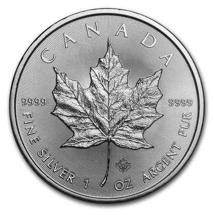 1 oz Ag - Kanada 5$ Liść Klonu 2014 - uncja srebra